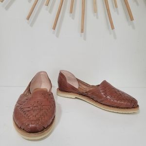 Bearpaw Silvia Woman's Leather Huarache Sandals